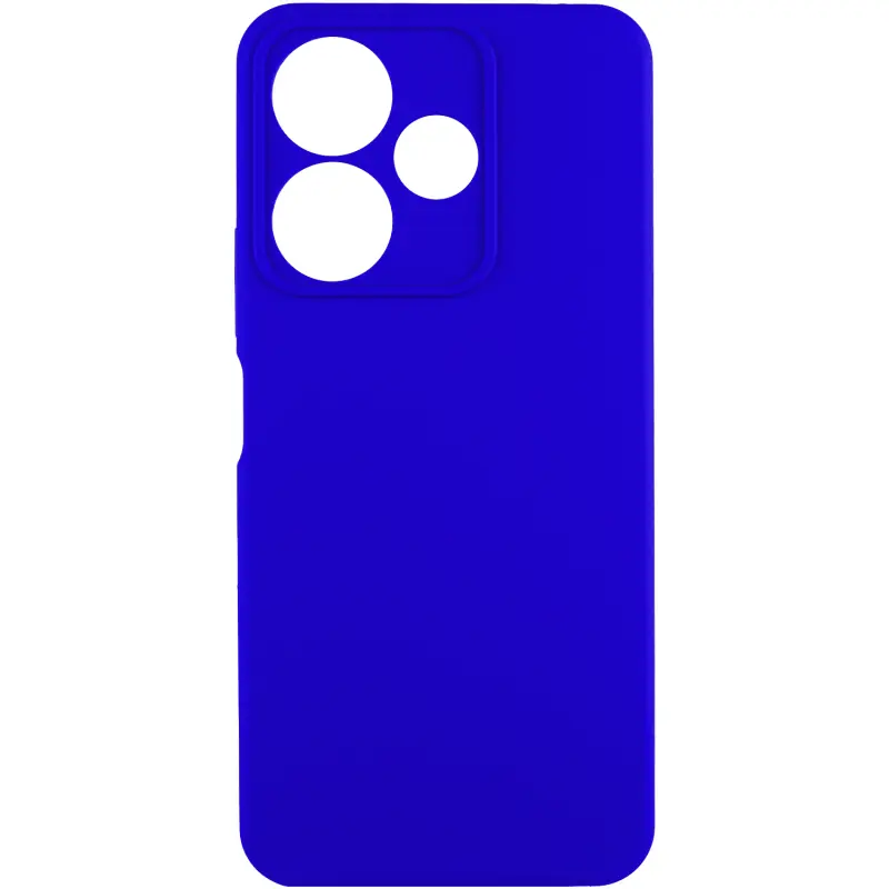 Чехол Silicone Cover Ummi Lakshmi Full Camera (AA) для Xiaomi Redmi 13 4G / Poco M6 4G, Синий / Iris, Силикон, купить оптом с доставкой