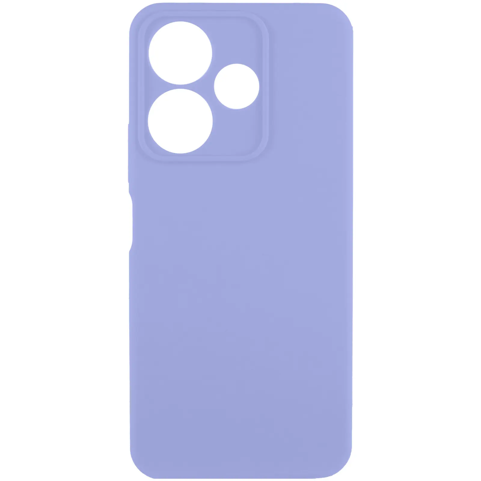 Чохол Silicone Cover Ummi Lakshmi Full Camera (AA) для Xiaomi Redmi 13 4G / Poco M6 4G, Бузковий / Dasheen, Силікон, купити оптом з доставкою