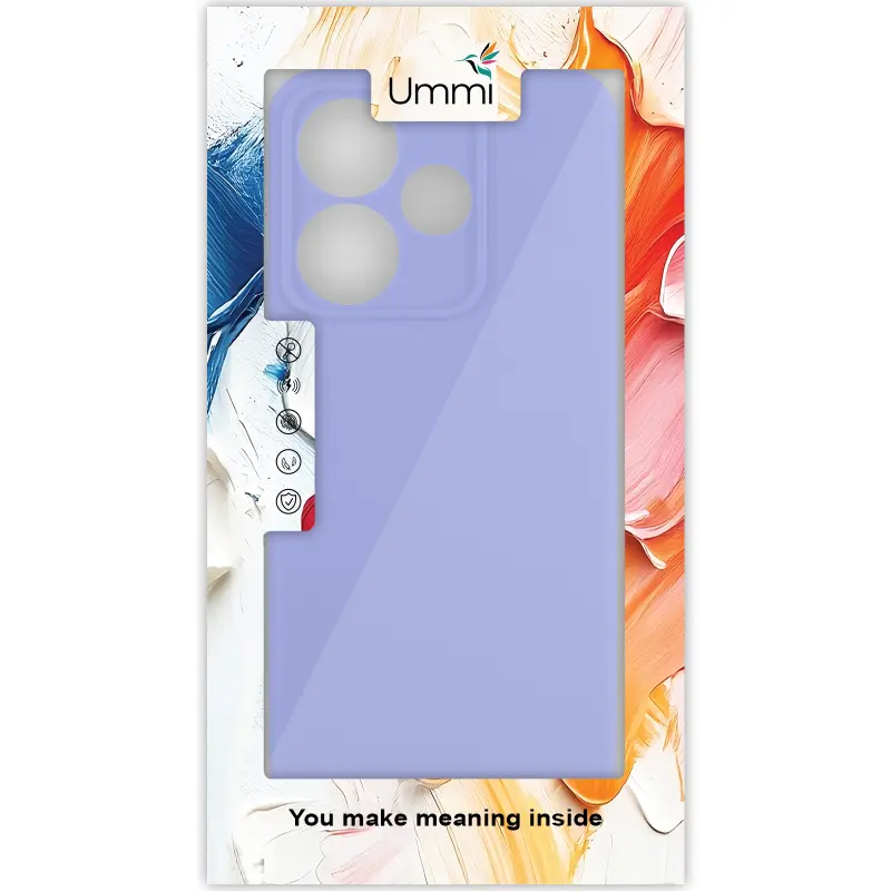 Чохол Silicone Cover Ummi Lakshmi Full Camera (AA) для Xiaomi Redmi 13 4G / Poco M6 4G, Бузковий / Dasheen 2, Силікон, купити оптом з доставкою