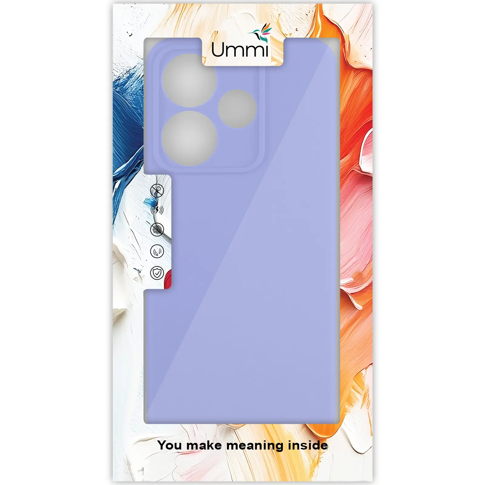 Чохол Silicone Cover Ummi Lakshmi Full Camera (AA) для Xiaomi Redmi 13 4G / Poco M6 4G, Бузковий / Dasheen 2, Силікон, купити оптом з доставкою