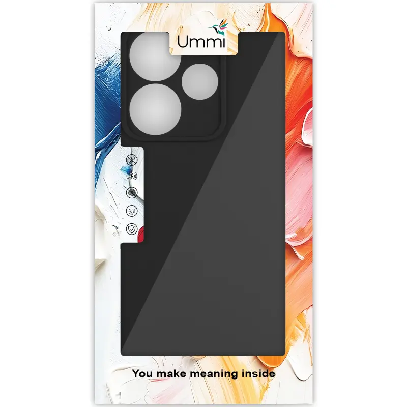 Чехол Silicone Cover Ummi Lakshmi Full Camera (AA) для Xiaomi Redmi 13 4G / Poco M6 4G, Черный / Black 1, Силикон, купить оптом с доставкой