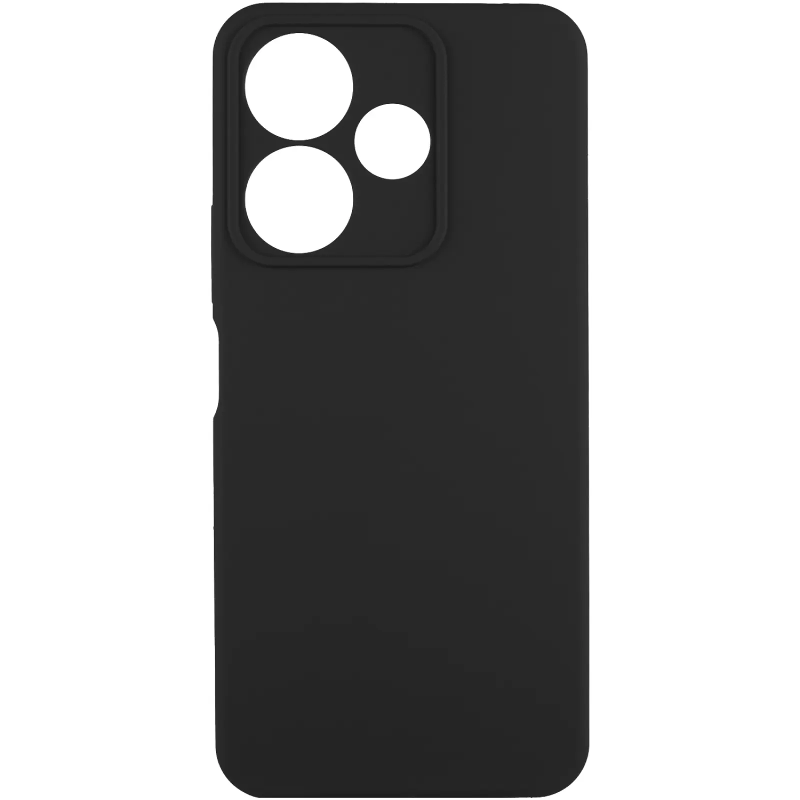 Чехол Silicone Cover Ummi Lakshmi Full Camera (AA) для Xiaomi Redmi 13 4G / Poco M6 4G, Черный / Black, Силикон, купить оптом с доставкой