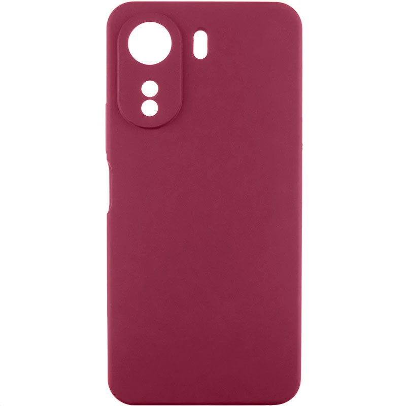 Чехол Silicone Cover Ummi Lakshmi Full Camera (AA) для Oppo A60 4G, Бордовый / Marsala, Силикон, купить оптом с доставкой