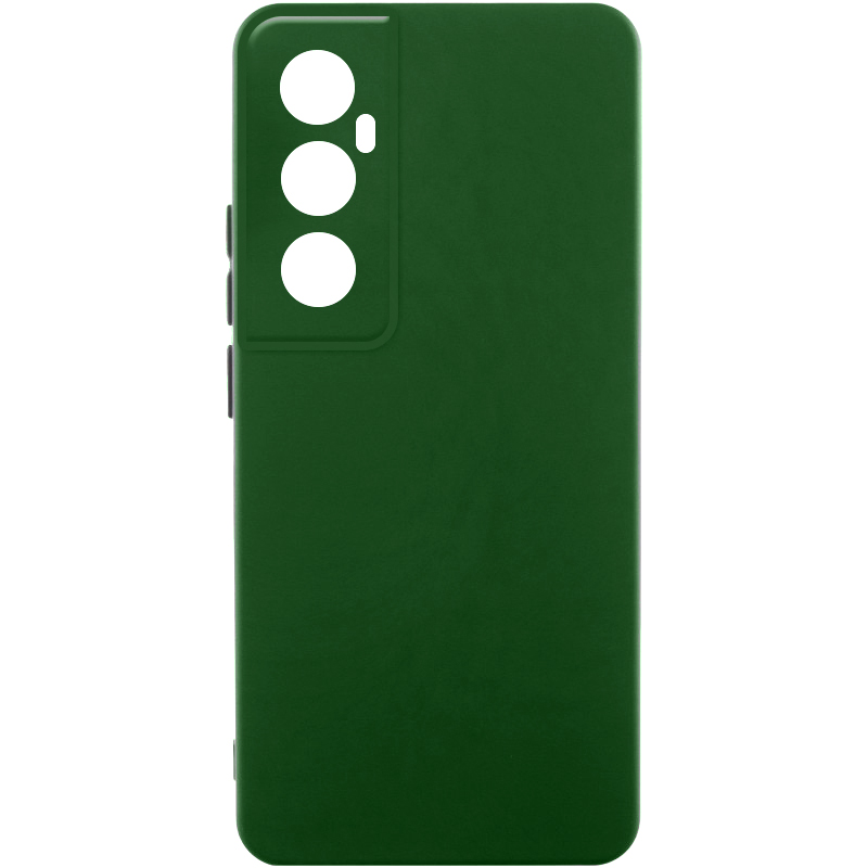Чехол Silicone Cover Ummi Lakshmi Full Camera (AA) для Realme C65 4G, Зеленый / Dark green, Силикон, купить оптом с доставкой