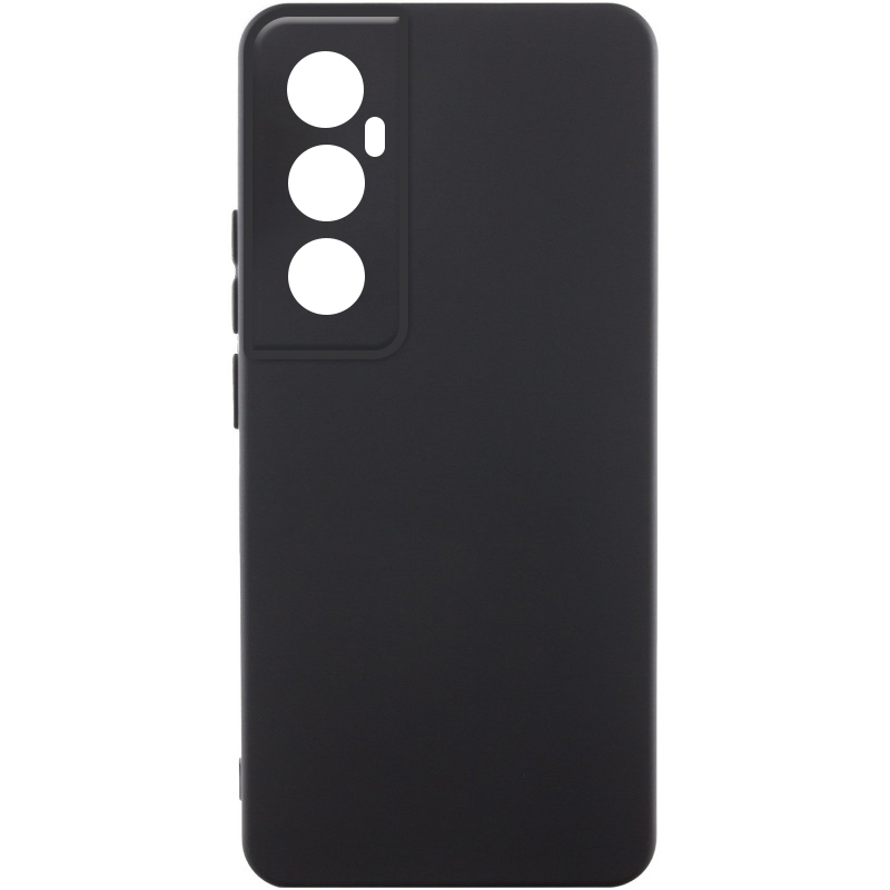 Чехол Silicone Cover Ummi Lakshmi Full Camera (AA) для Realme C65 4G, Черный / Black, Силикон, купить оптом с доставкой