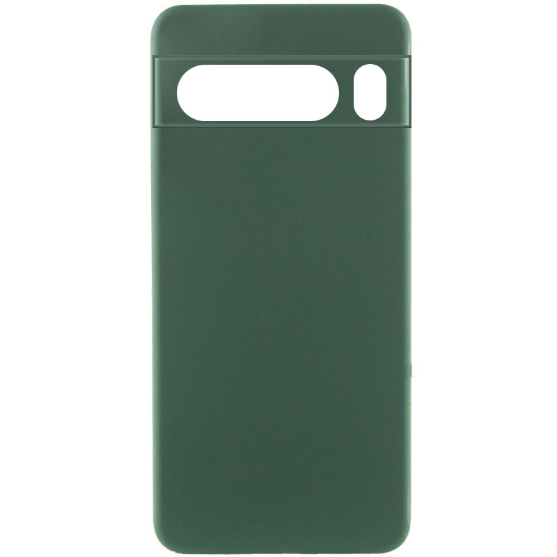 Чехол Silicone Cover Ummi Lakshmi Full Camera (AA) для Google Pixel 9 Pro XL, Зеленый / Dark green, Силикон, купить оптом с доставкой