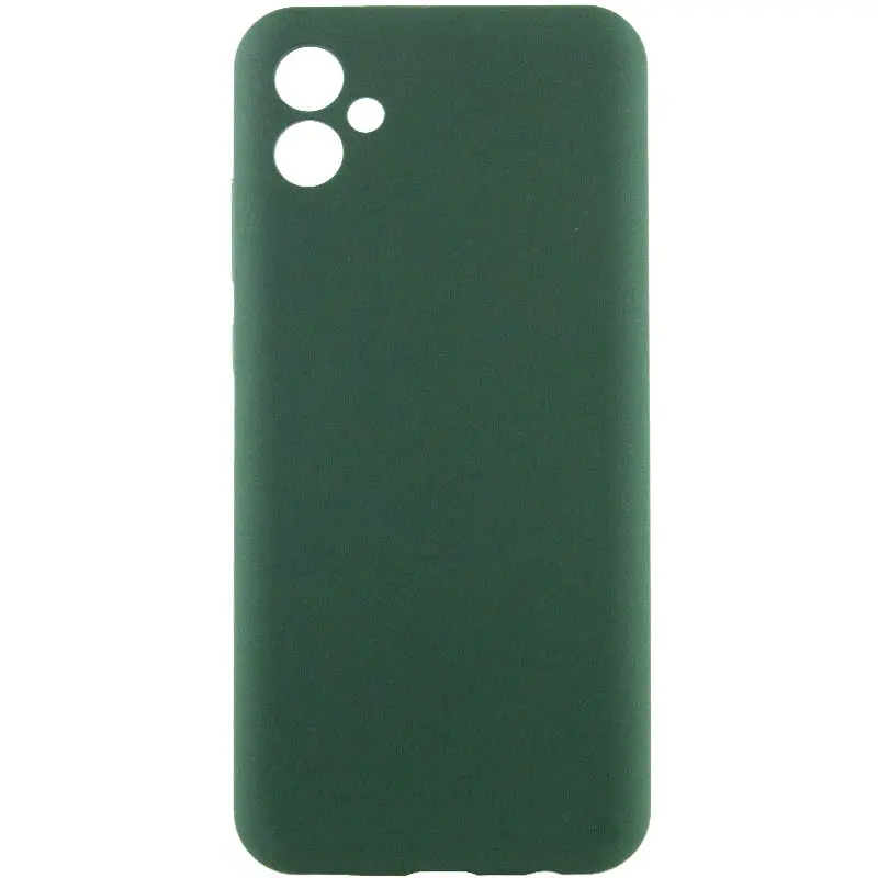 Чехол Silicone Cover Ummi Lakshmi Full Camera (AA) для Samsung Galaxy A06, Зеленый / Dark green, Силикон, купить оптом с доставкой