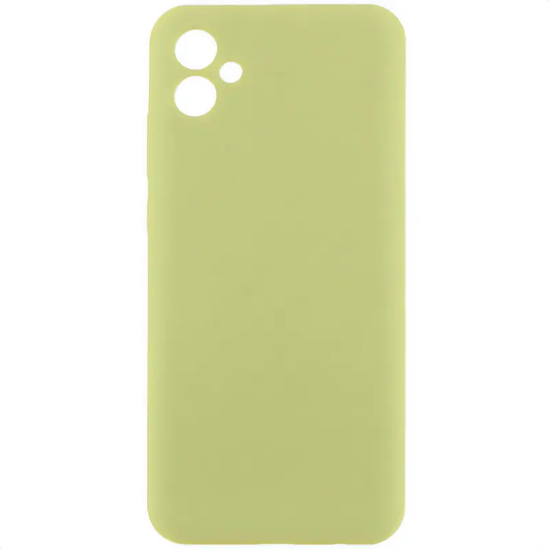 Чехол Silicone Cover Ummi Lakshmi Full Camera (AA) для Samsung Galaxy A06, Желтый / Mellow Yellow, Силикон, купить оптом с доставкой