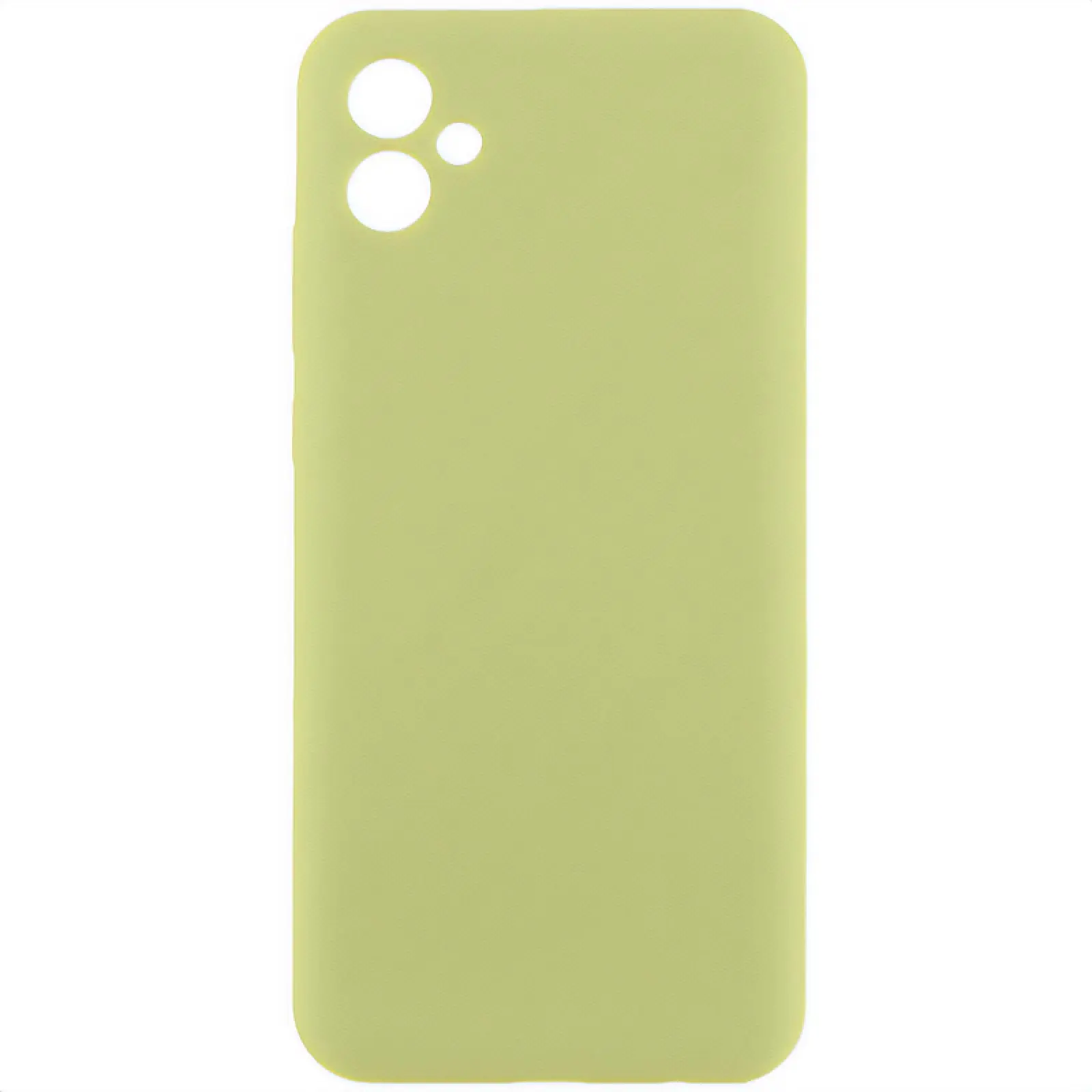 Чехол Silicone Cover Ummi Lakshmi Full Camera (AA) для Samsung Galaxy A06, Желтый / Mellow Yellow, Силикон, купить оптом с доставкой