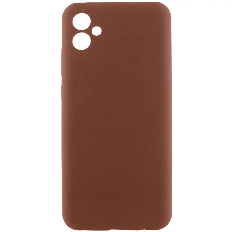 Чехол Silicone Cover Ummi Lakshmi Full Camera (AA) для Samsung Galaxy A06, Коричневый / Brown, Силикон, купить оптом с доставкой