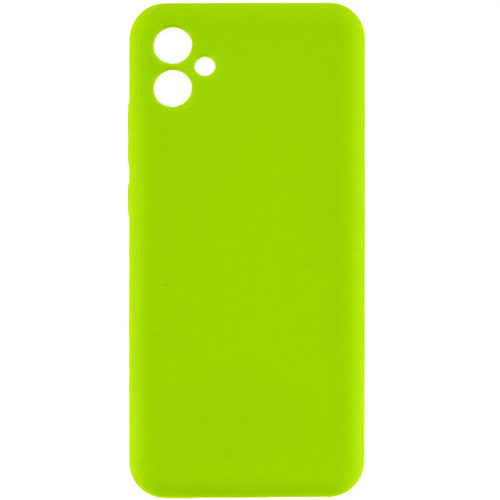 Чехол Silicone Cover Ummi Lakshmi Full Camera (AA) для Samsung Galaxy A06, Салатовый / Neon Green, Силикон, купить оптом с доставкой
