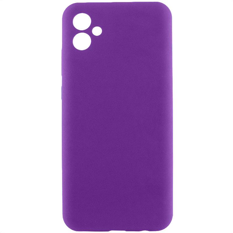 Чохол Silicone Cover Lakshmi Full Camera (AA) для Samsung Galaxy A06 | Мікрофібра на малюнкі №1
