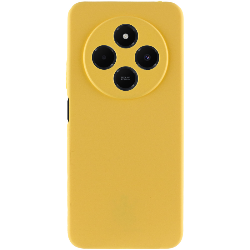 Чехол Silicone Cover Ummi Lakshmi Full Camera (AA) для Xiaomi Redmi 14C / Poco C75, Желтый / Flash 1, Силикон, купить оптом с доставкой