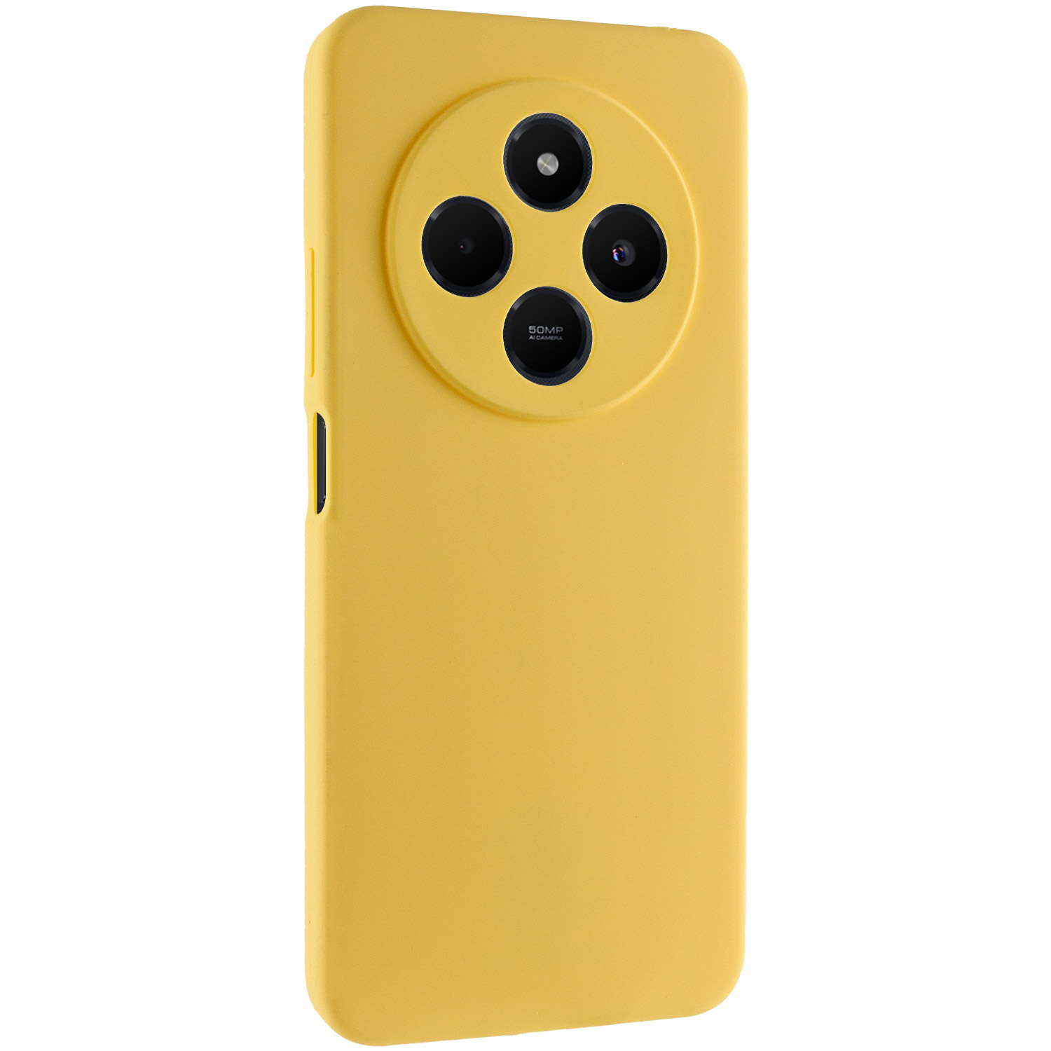 Чехол Silicone Cover Ummi Lakshmi Full Camera (AA) для Xiaomi Redmi 14C / Poco C75, Желтый / Flash, Силикон, купить оптом с доставкой