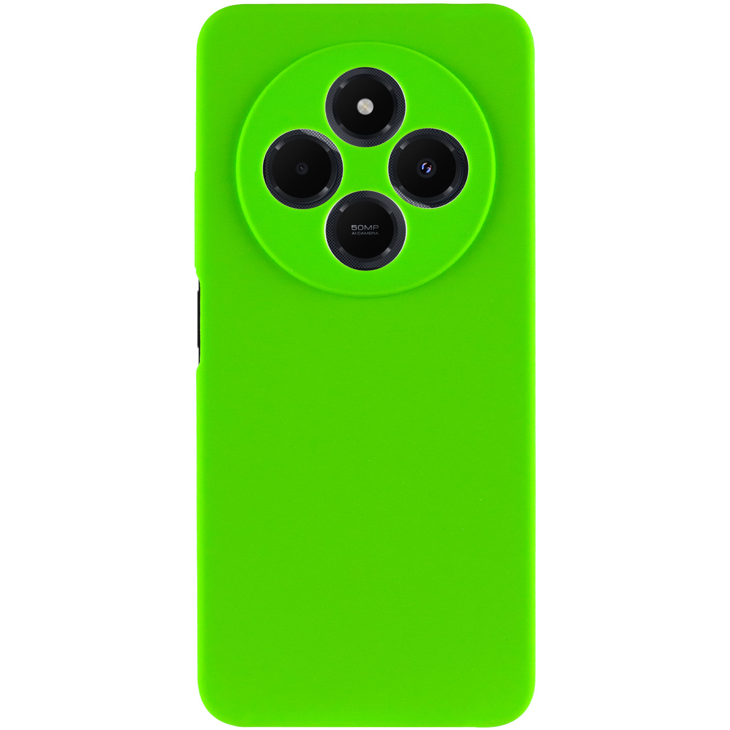 Чехол Silicone Cover Ummi Lakshmi Full Camera (AA) для Xiaomi Redmi 14C / Poco C75, Салатовый / Neon Green 1, Силикон, купить оптом с доставкой