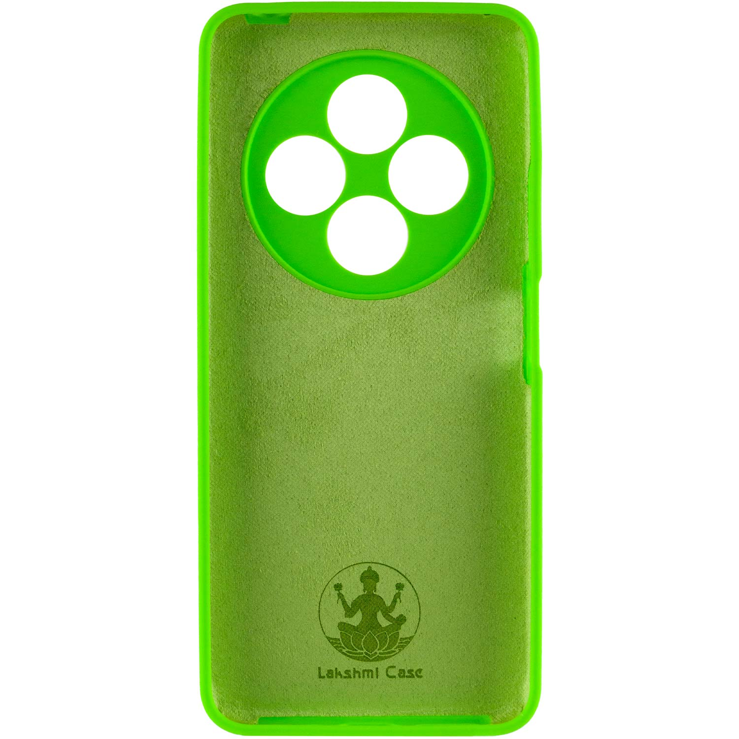Чехол Silicone Cover Ummi Lakshmi Full Camera (AA) для Xiaomi Redmi 14C / Poco C75, Салатовый / Neon Green 2, Силикон, купить оптом с доставкой