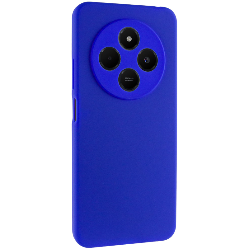 Чехол Silicone Cover Ummi Lakshmi Full Camera (AA) для Xiaomi Redmi 14C / Poco C75, Синий / Iris, Силикон, купить оптом с доставкой