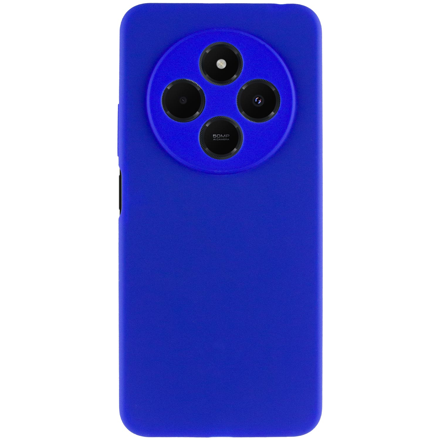 Чехол Silicone Cover Ummi Lakshmi Full Camera (AA) для Xiaomi Redmi 14C / Poco C75, Синий / Iris 1, Силикон, купить оптом с доставкой