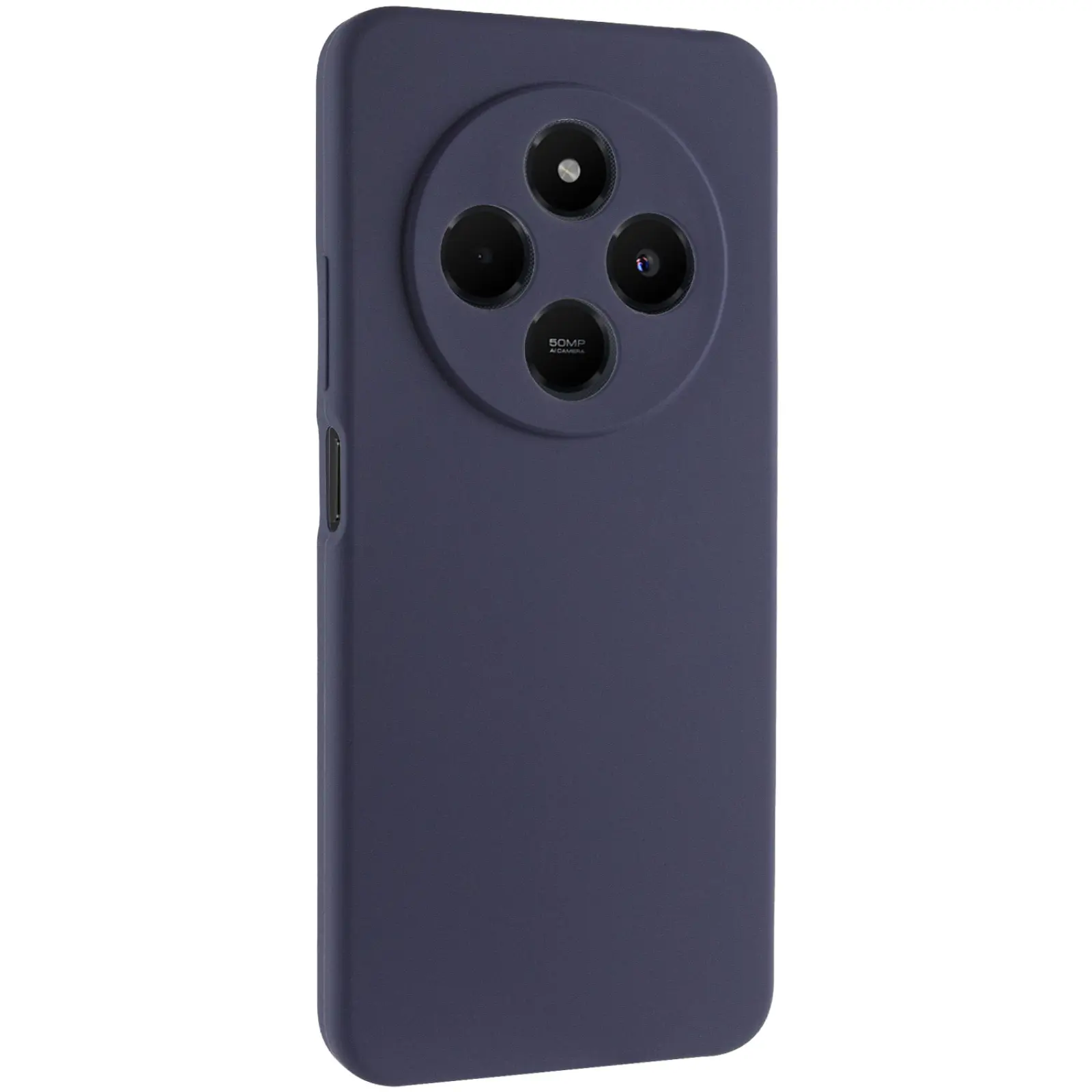 Чохол Silicone Cover Ummi Lakshmi Full Camera (AA) для Xiaomi Redmi 14C / Poco C75, Синій / Midnight Blue, Силікон, купити оптом з доставкою