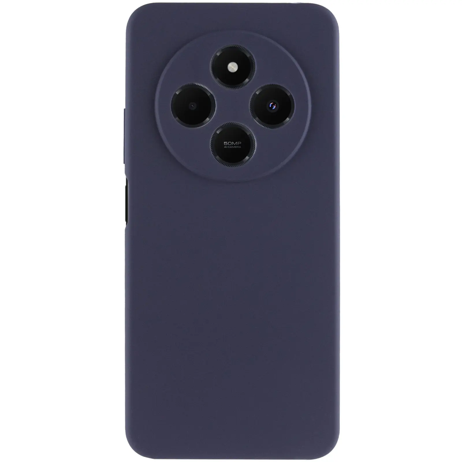 Чохол Silicone Cover Ummi Lakshmi Full Camera (AA) для Xiaomi Redmi 14C / Poco C75, Синій / Midnight Blue 1, Силікон, купити оптом з доставкою
