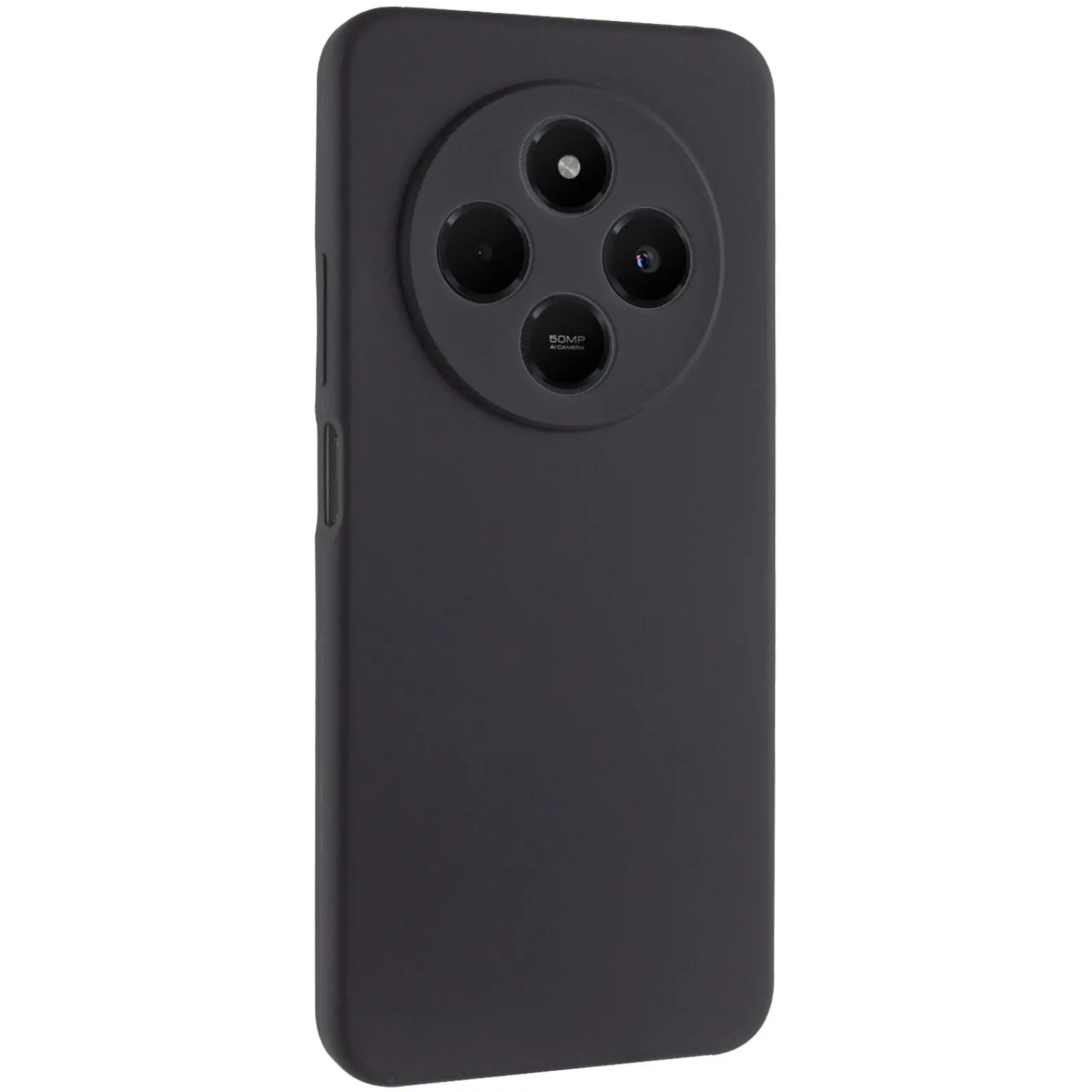 Чохол Silicone Cover Ummi Lakshmi Full Camera (AA) для Xiaomi Redmi 14C / Poco C75, Чорний / Black, Силікон, купити оптом з доставкою