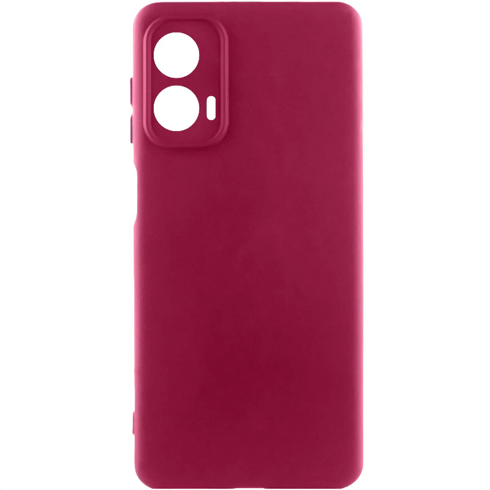 Чехол Silicone Cover Ummi Lakshmi Full Camera (AA) для Motorola Moto G85, Бордовый / Marsala, Силикон, купить оптом с доставкой
