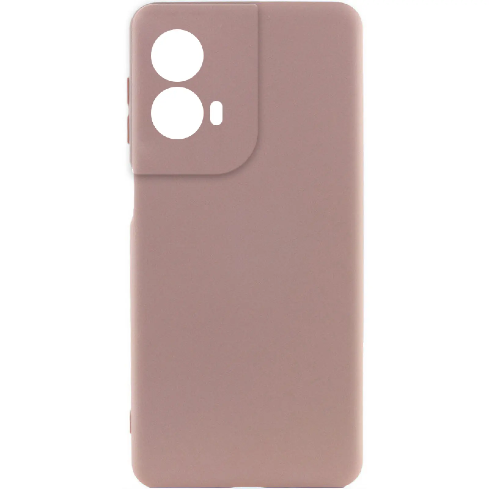 Чехол Silicone Cover Ummi Lakshmi Full Camera (AA) для Motorola Moto G85, Розовый / Pink Sand, Силикон, купить оптом с доставкой