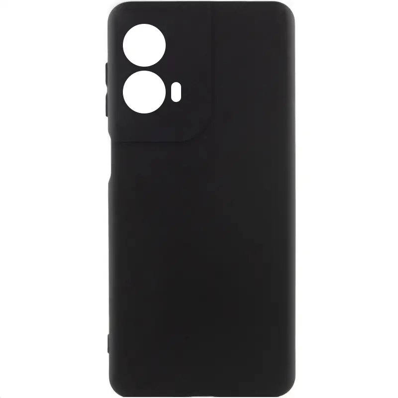 Чехол Silicone Cover Ummi Lakshmi Full Camera (AA) для Motorola Moto G85, Черный / Black, Силикон, купить оптом с доставкой