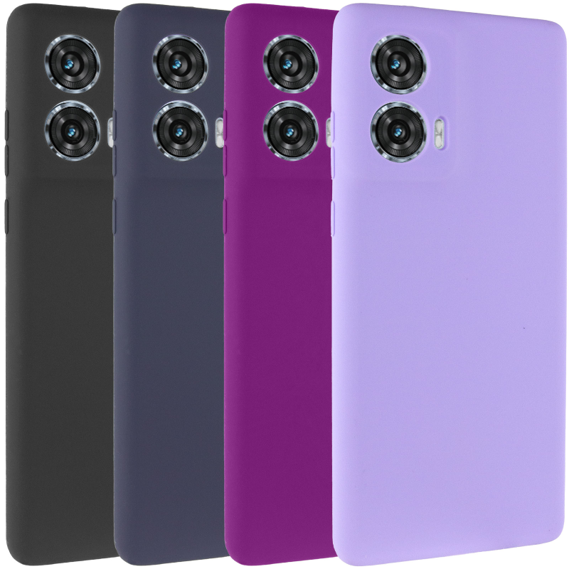 Чехол Silicone Cover Ummi Lakshmi Full Camera (AA) для Motorola Edge 50, Силикон, купить оптом с доставкой