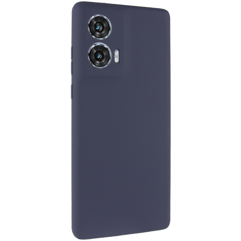 Чехол Silicone Cover Ummi Lakshmi Full Camera (AA) для Motorola Edge 50, Синий / Midnight Blue, Силикон, купить оптом с доставкой
