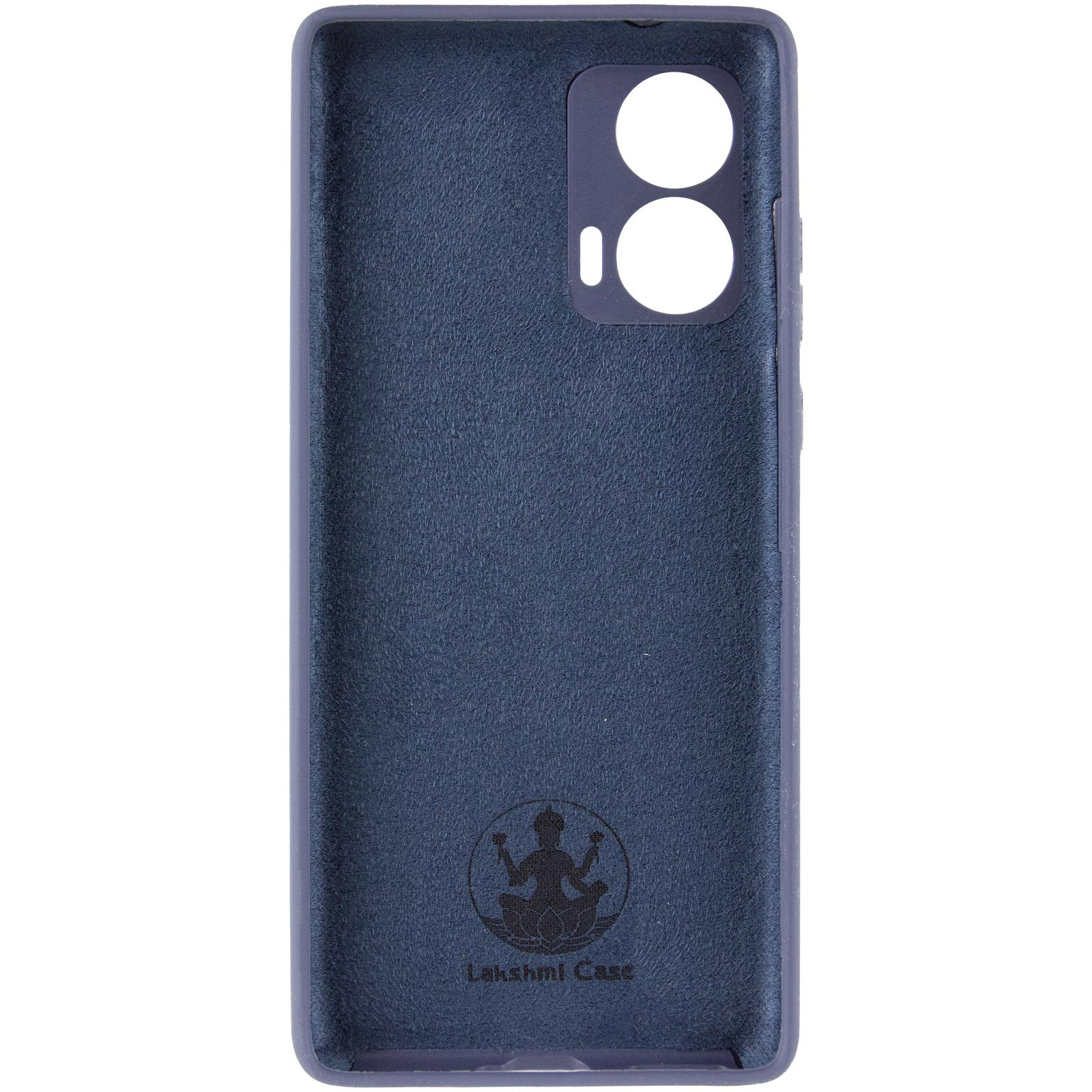 Чехол Silicone Cover Ummi Lakshmi Full Camera (AA) для Motorola Edge 50, Синий / Midnight Blue 2, Силикон, купить оптом с доставкой