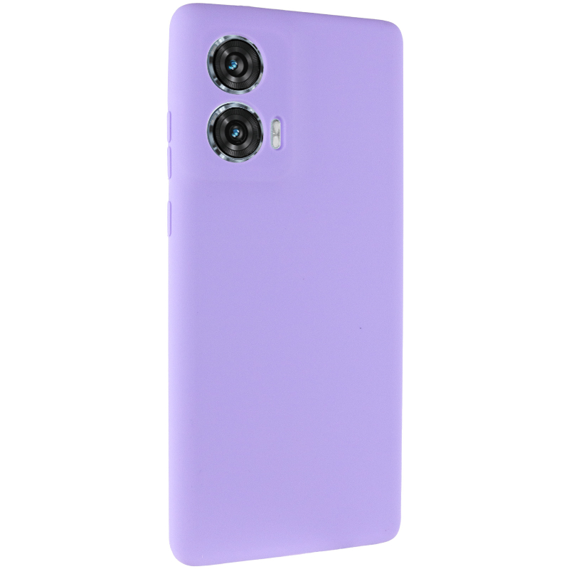 Чехол Silicone Cover Lakshmi Full Camera (AA) для Motorola Edge 50 | Микрофибра на картинке №1