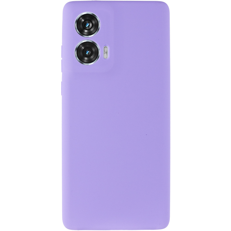 Чехол Silicone Cover Lakshmi Full Camera (AA) для Motorola Edge 50 | Микрофибра на картинке №2