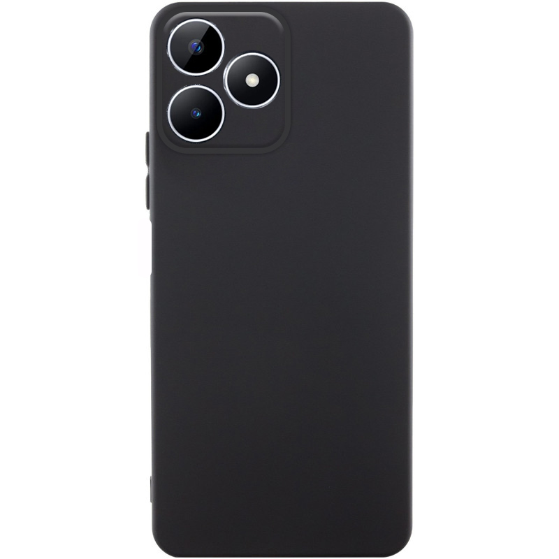 Чехол Silicone Cover Ummi Lakshmi Full Camera (AA) для Realme Note 50 5G, Черный / Black, Силикон, купить оптом с доставкой