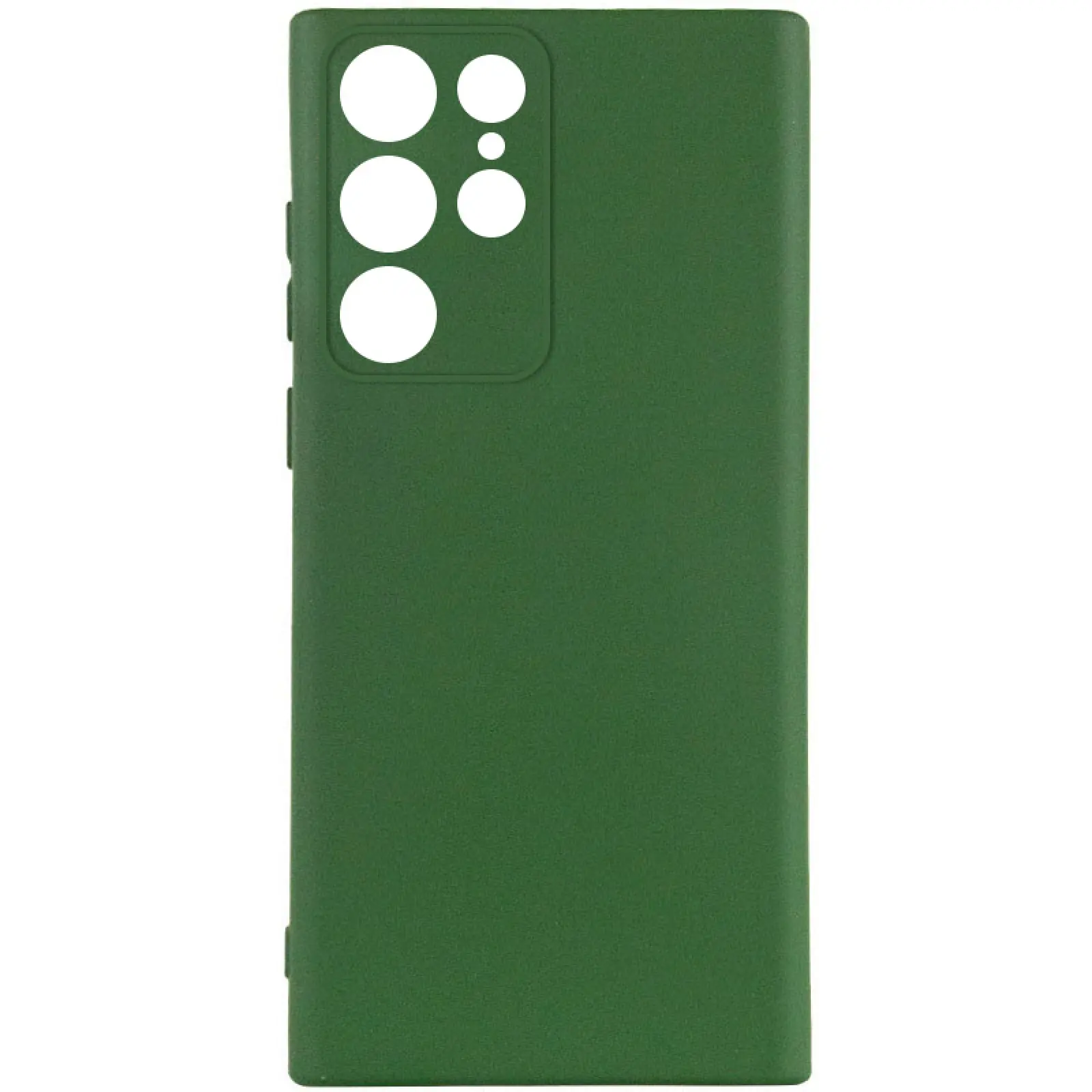 Чохол Silicone Cover Ummi Lakshmi Full Camera (AA) для Samsung Galaxy S25 Ultra, Зелений / Dark green, Силікон, купити оптом з доставкою
