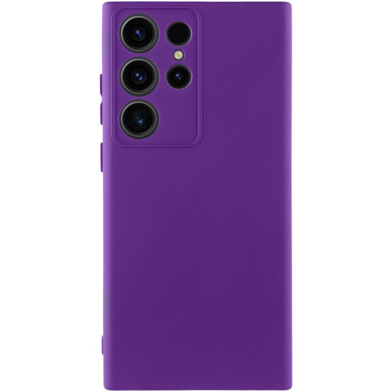 Чехол Silicone Cover Lakshmi Full Camera (AA) для Samsung Galaxy S25 Ultra | Микрофибра на картинке №1