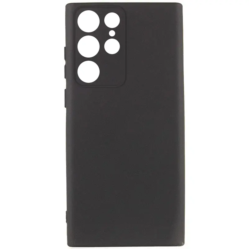 Чехол Silicone Cover Ummi Lakshmi Full Camera (AA) для Samsung Galaxy S25 Ultra, Черный / Black, Силикон, купить оптом с доставкой