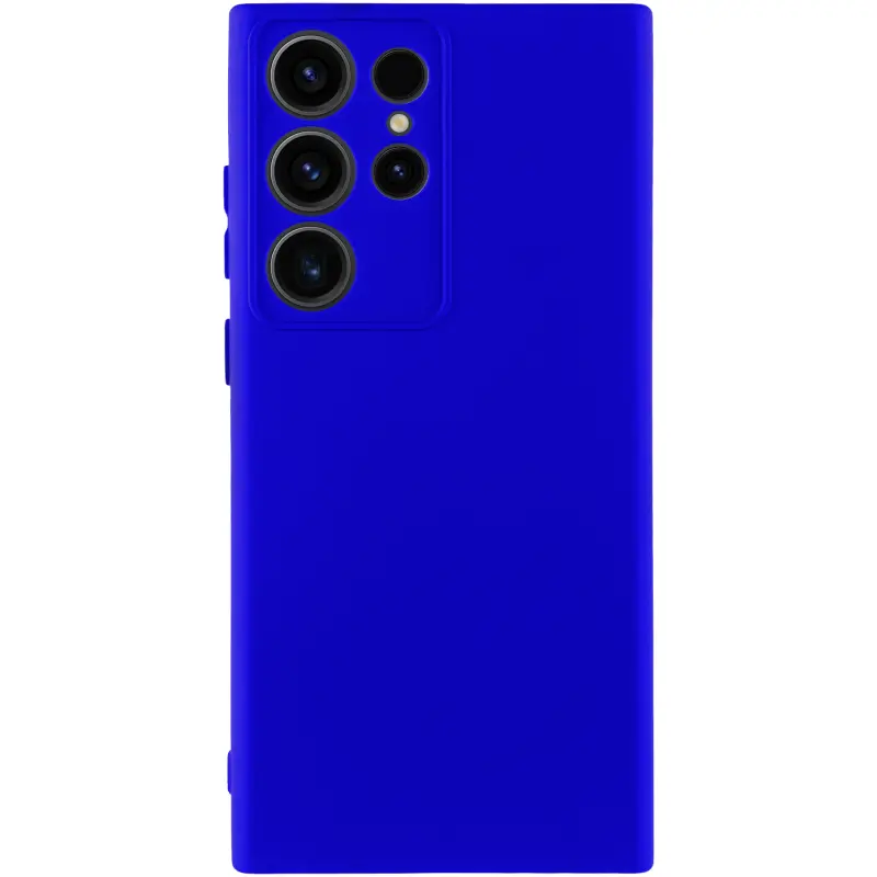 Чохол Silicone Cover Ummi Lakshmi Full Camera (AA) для Samsung Galaxy S25 Ultra, Синій / Iris, Силікон, купити оптом з доставкою