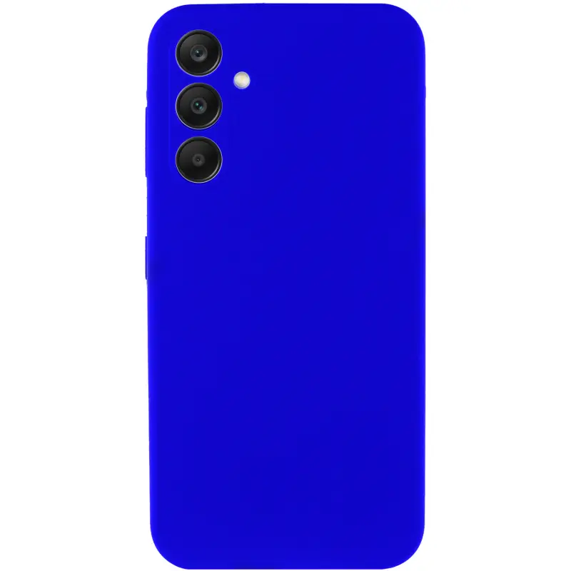 Чехол Silicone Cover Ummi Lakshmi Full Camera (AA) для Samsung Galaxy S25, Синий / Iris, Силикон, купить оптом с доставкой