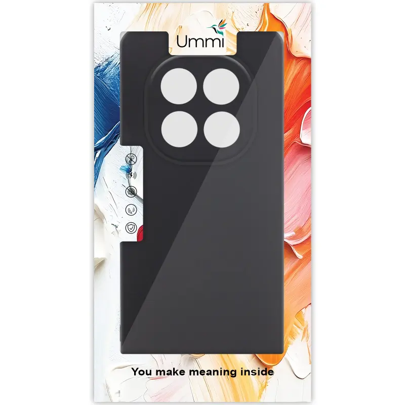 Чехол Silicone Cover Ummi Lakshmi Full Camera (AA) для Xiaomi Redmi Note 14 Pro+ 5G, Черный / Black 1, Силикон, купить оптом с доставкой