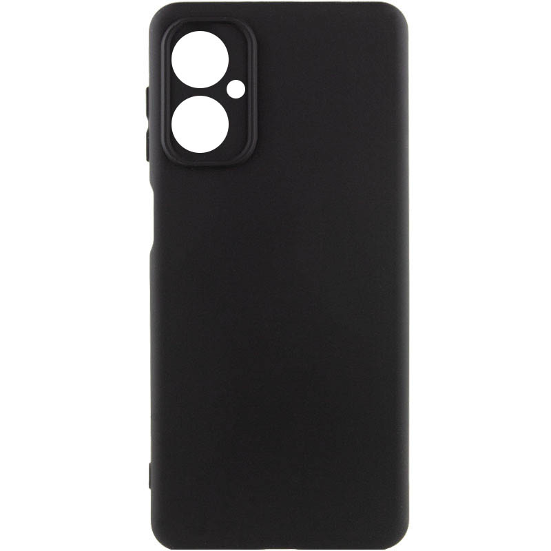 Чехол Silicone Cover Ummi Lakshmi Full Camera (AA) для Motorola Moto G55 5G, Черный / Black, Силикон, купить оптом с доставкой