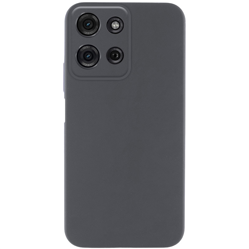 Чохол Silicone Cover Ummi Lakshmi Full Camera (AA) для Motorola Moto G75 5G, Шоколадний / Chocolate, Силікон, купити оптом з доставкою