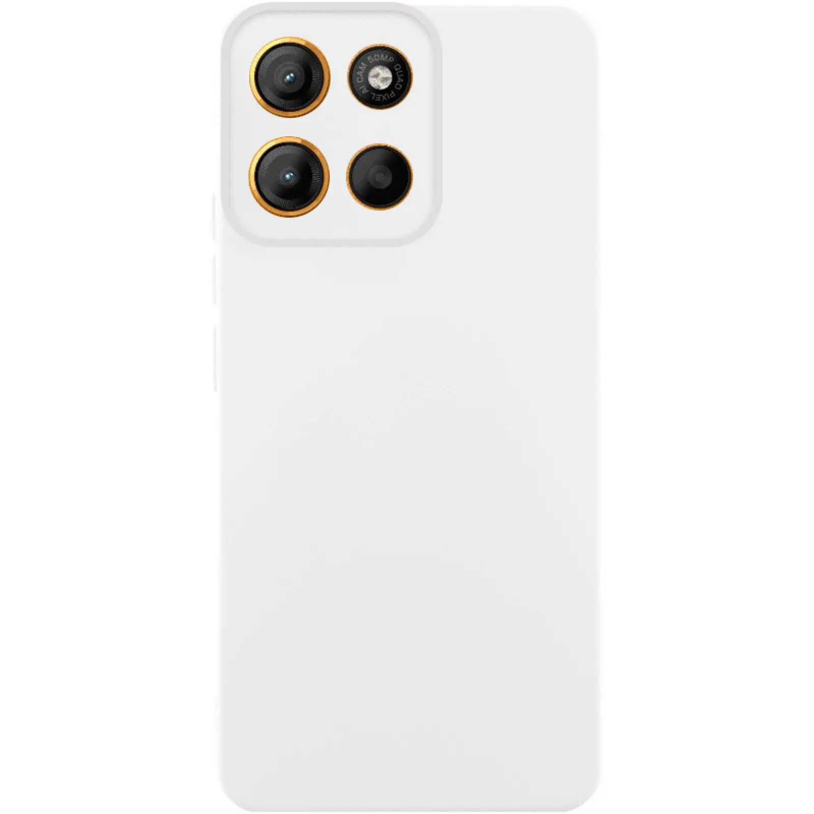 Чехол Silicone Cover Ummi Lakshmi Full Camera (AA) для Motorola Moto G75 5G, Белый / White, Силикон, купить оптом с доставкой