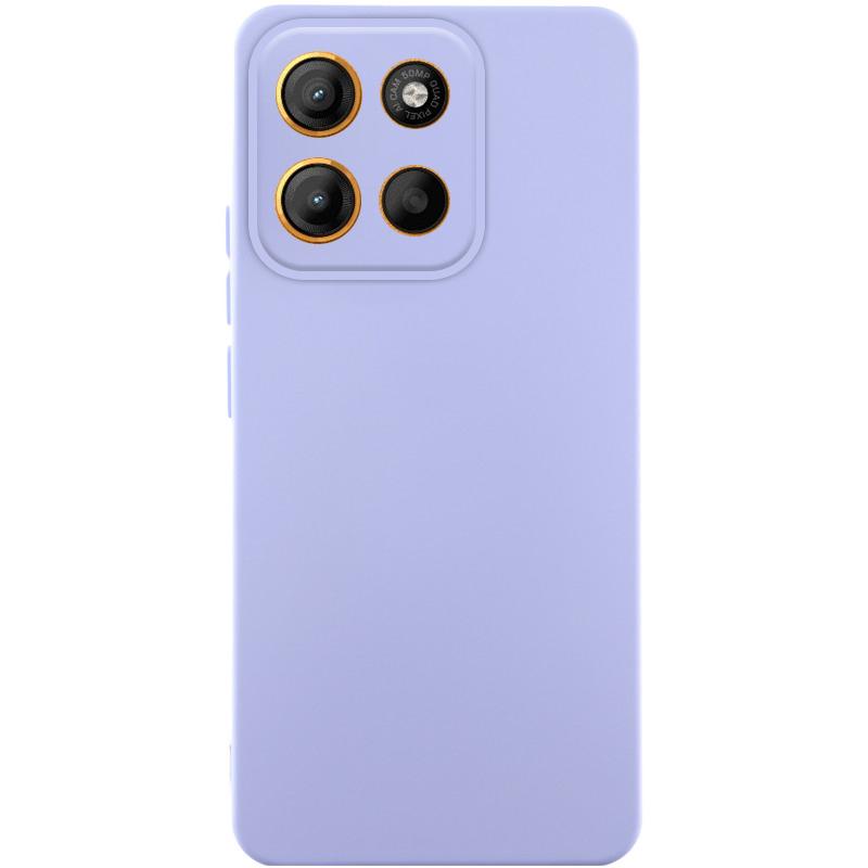 Чохол Silicone Cover Lakshmi Full Camera (AA) для Motorola Moto G75 5G | Мікрофібра на малюнкі №1