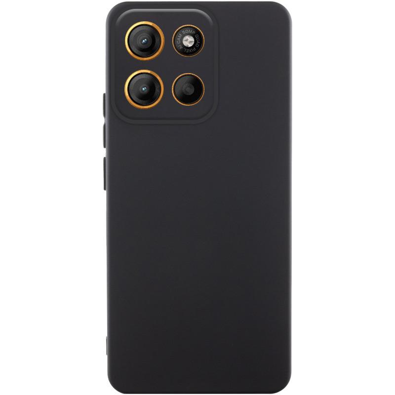 Чохол Silicone Cover Lakshmi Full Camera (AA) для Motorola Moto G75 5G | Мікрофібра на малюнкі №1