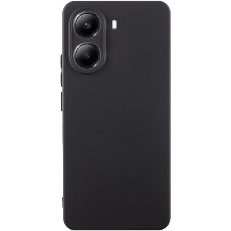 Чехол Silicone Cover Ummi Lakshmi Full Camera (AA) для Xiaomi Poco X7 Pro, Черный / Black, Силикон, купить оптом с доставкой