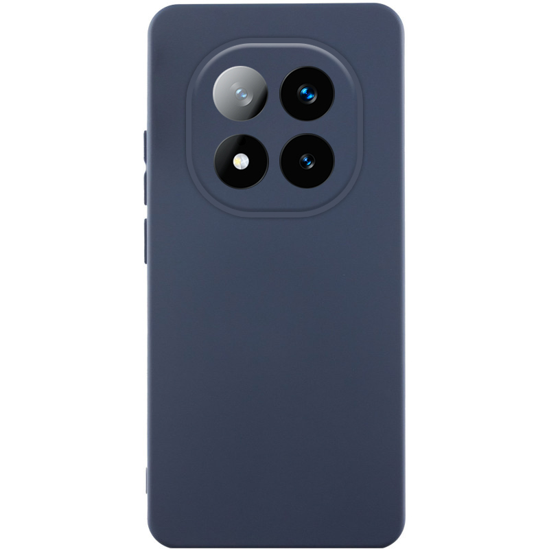 Чехол Silicone Cover Ummi Lakshmi Full Camera (AA) для Xiaomi Poco X7, Синий / Midnight Blue, Силикон, купить оптом с доставкой