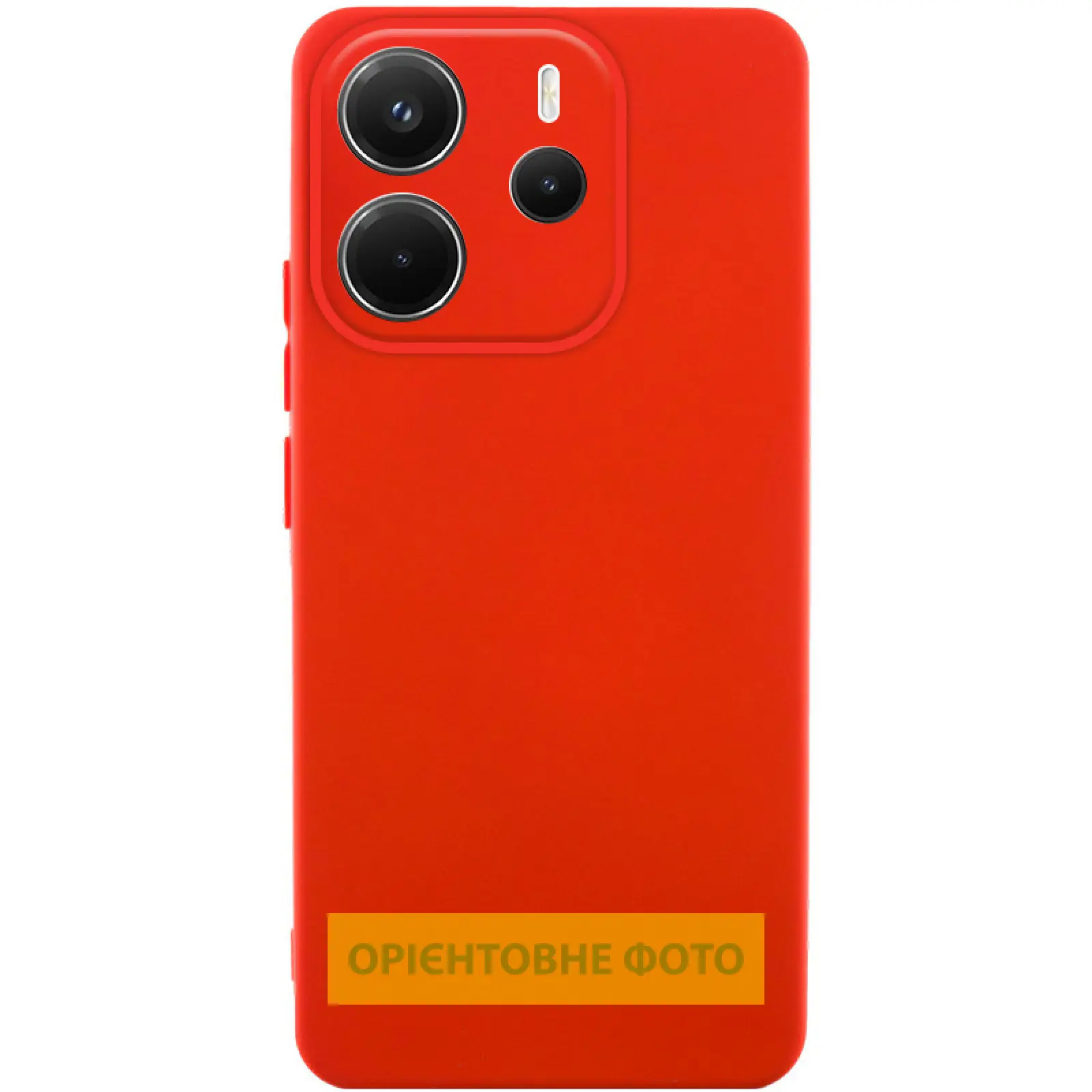 Чехол Silicone Cover Ummi Lakshmi Full Camera (AA) для Xiaomi Redmi Note 14 Pro 4G/5G, Красный / Red, Силикон, купить оптом с доставкой