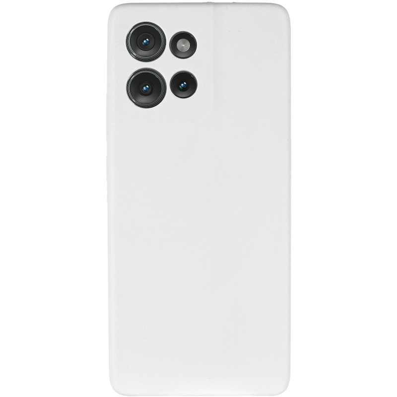 Чохол Silicone Cover Ummi Lakshmi Full Camera (AA) для Motorola Edge 50 Neo, Білий / White 1, Силікон, купити оптом з доставкою