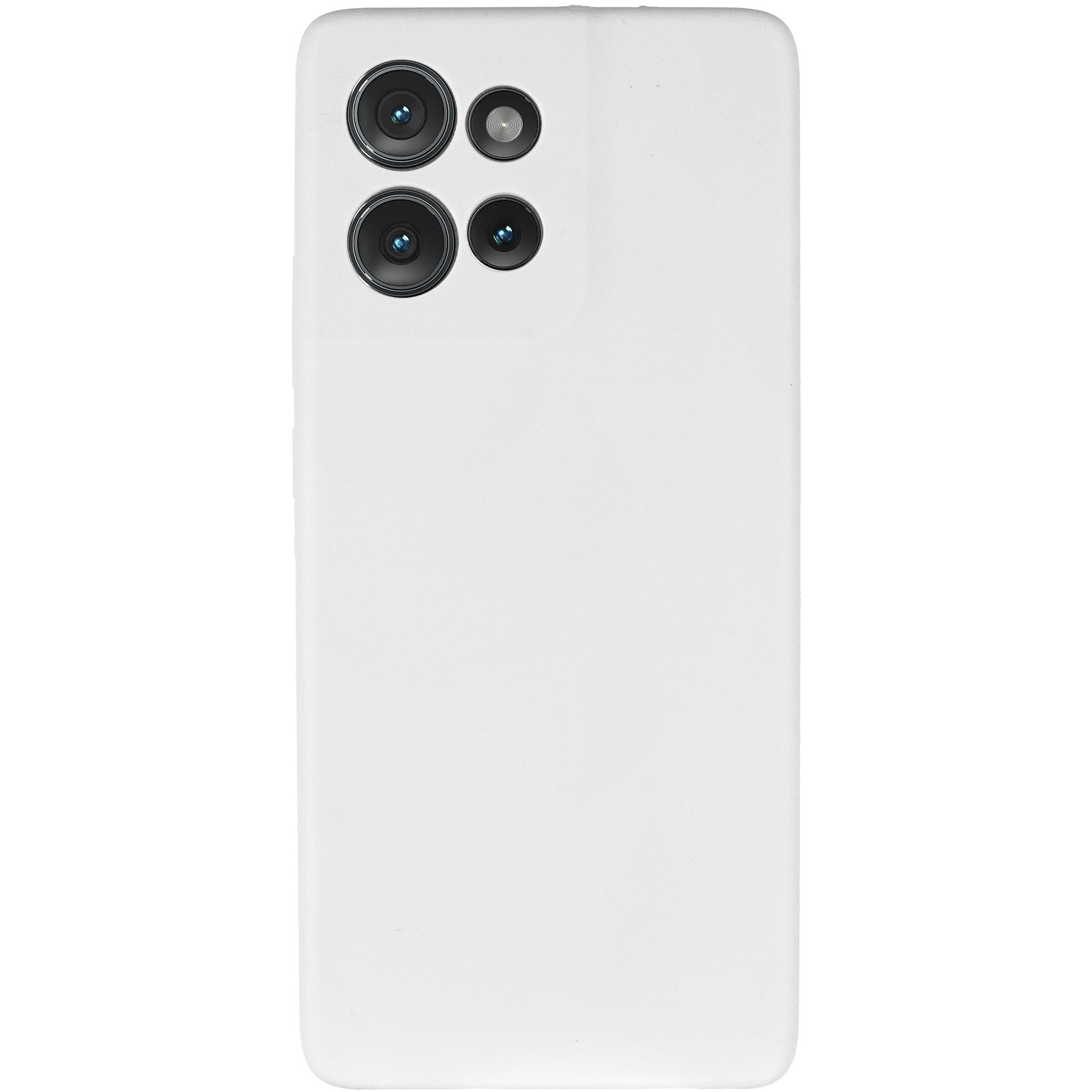 Чохол Silicone Cover Ummi Lakshmi Full Camera (AA) для Motorola Edge 50 Neo, Білий / White 1, Силікон, купити оптом з доставкою